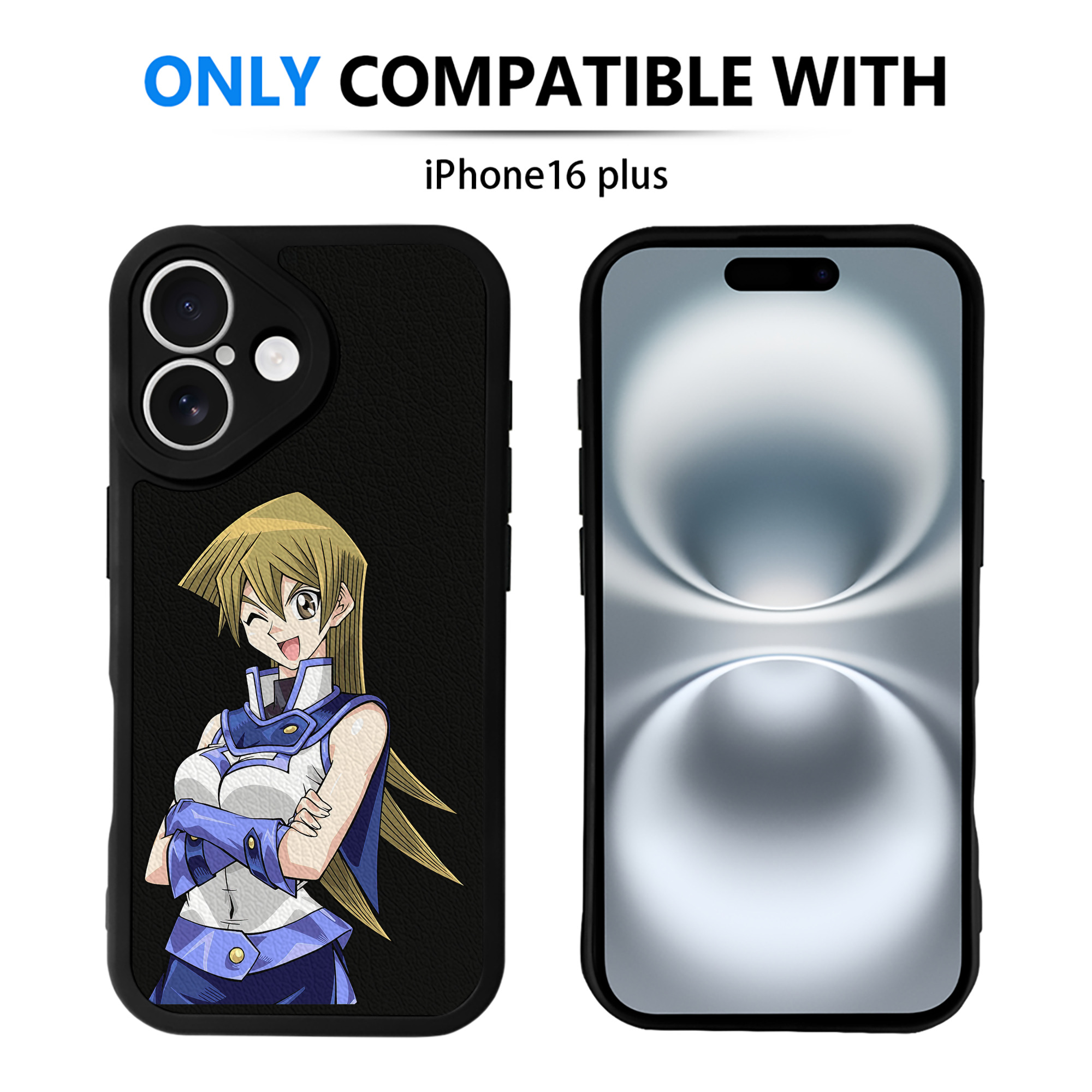 遊☆戯☆王 Yu-Gi-Oh! 【iPhone 16シリーズ対応】シリコンスマホケース（レザー調） 材質：シリコン